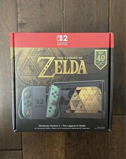 Nintendo Switch 2 Legend of Zelda Anniversary Edition