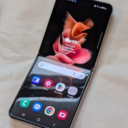 Good CONDITION Samsung Galaxy Z FLIP3 FLIP 3 5G UNLOCKED Cell Phone  