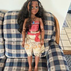 Disney Princess Moana My Size  Jointed Posable Doll