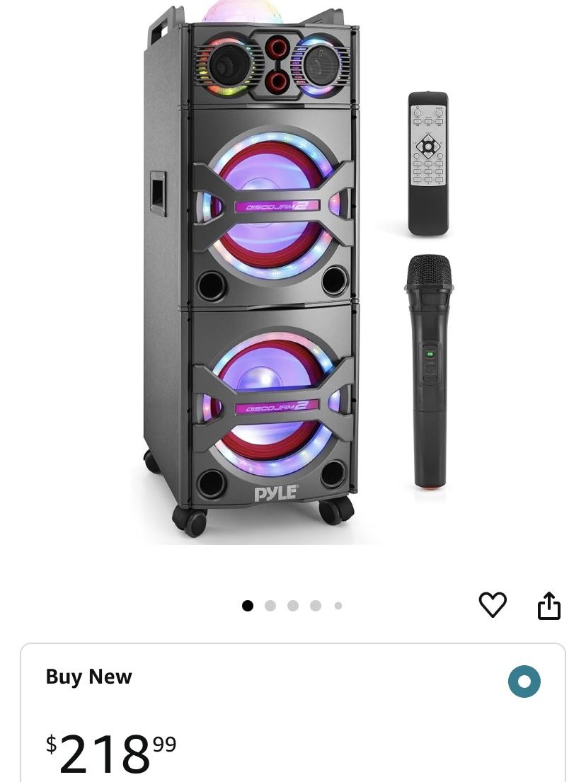 Pyle Portable Bluetooth PA Speaker System - 2000W 