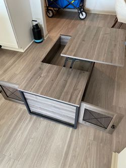 Lift Top Extendable Frame Coffee Table