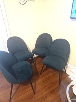 Dining table and chairs
