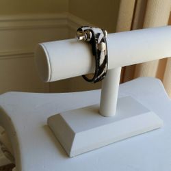 Omega Leather Bracelet.