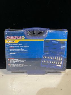 Napa Carlyle BSTP23 23 Pc. Master Star Plus / Tamper Proof 5 Star Plus Bit Socket Set