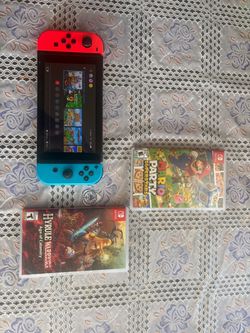 Nintendo Switch with 2 Games Bundle