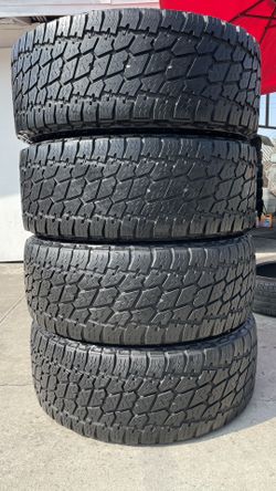 4USED TYRES NITTO.          35x12.50 R18.     70% TREAD.       @$250,with Installation FOR ALL4