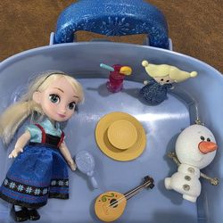 Disney Animators Collection Frozen Elsa Mini Doll Playset