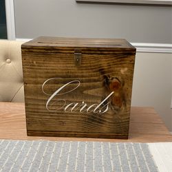 Card Box With Lock