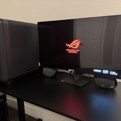 4K240 & 2K480 Glossy OLED XG32UCWMG Asus ROG True black Oled Monitor