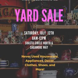 Yard Sale- 7/12 at 8am-12pm in Glassell Park