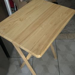 14 1/2” W X 19” L Wooden TV Table 