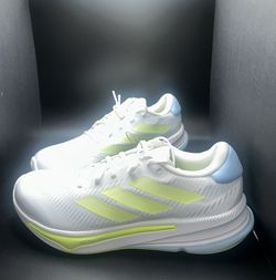 New Adidas Supernova Ease M Sizes 10 And 11 Crystal White Matte Silver Hi Res Yellow SKU IH0795