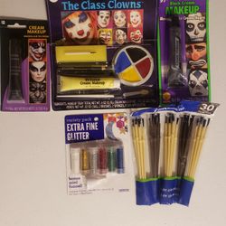 Halloween Makeup Kit 5 Pieces 🎃 👻  All For $8, Everything Is NEW!!!!!