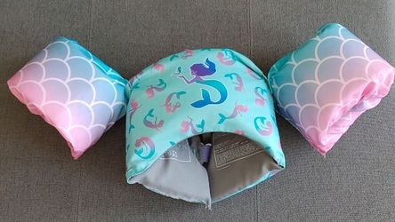 Kids Mermaid Swim Floatie Life Jacket