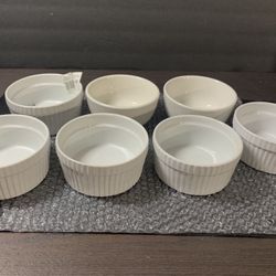 Vintage Food Network Porcelain Bowls Set 7ct New new old stock 