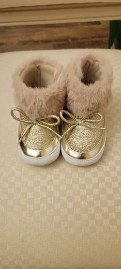 BEBE BABY GIRL GLITTERY BOOTS 
