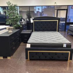 Queen Bedroom Set- TAKE HOME WITH $25