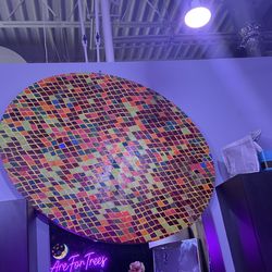 DOWN TO $50-1 DAY ONLY-Massive egg Shaped artwork! British Artist Art Was Originally $4000 A Piece