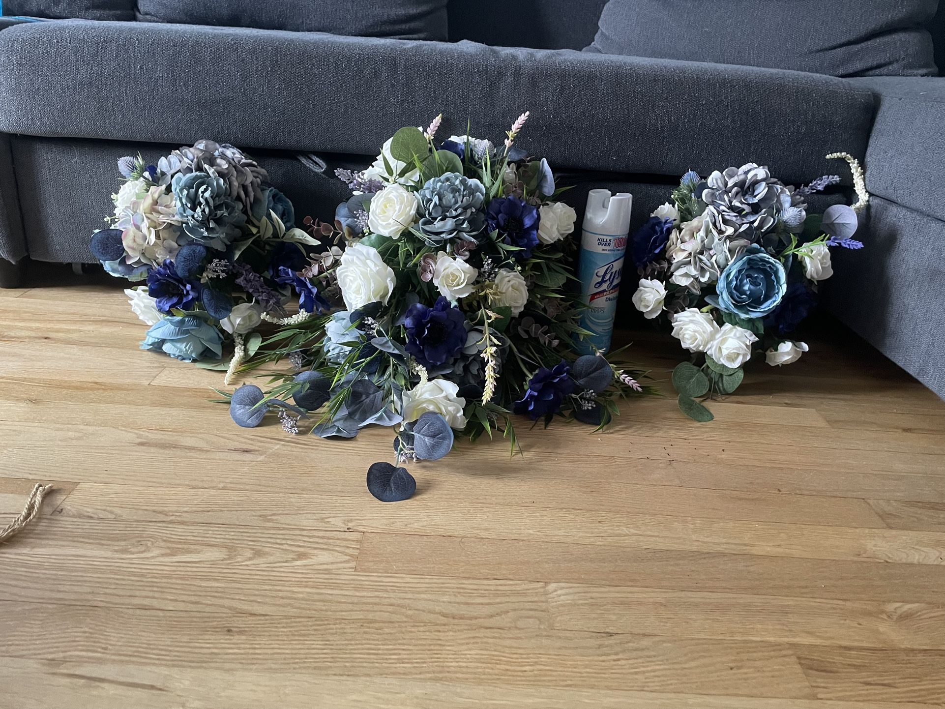 Artificial Flower Bouquet - Blue Variety