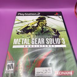 Metal Gear Solid 3 SUBSISTENCE PlayStation 2 