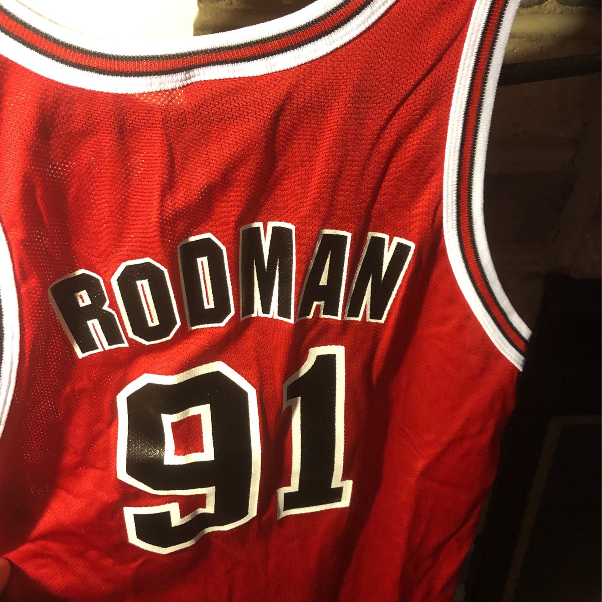Dennis Rodman Youth Large 14-16 Champion Jersey for Sale in Gurnee, IL -  OfferUp