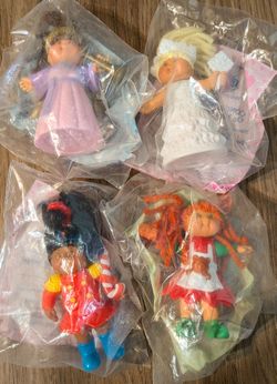 Set of 4 Cabbage Patch Kid Figures