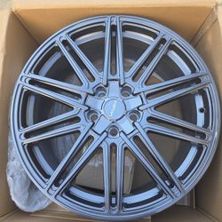 NEW in Box 19in VELOX Gloss Gunmetal Rims, set of 4