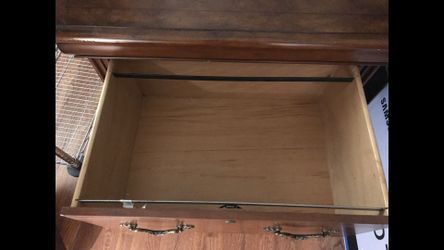 File cabinet beautiful wood locking