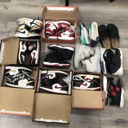 Jordan 1 Jordan 11 Basketball Shoes Lot Birkenstocks 