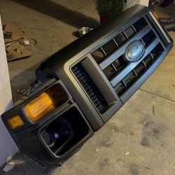 08-18 FORD ECONOLINE VAN RADIATOR CORE SUPPORT FRAME HEADLGRILL GENUINE OEM