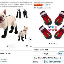 Dog Boots & Snow pants 