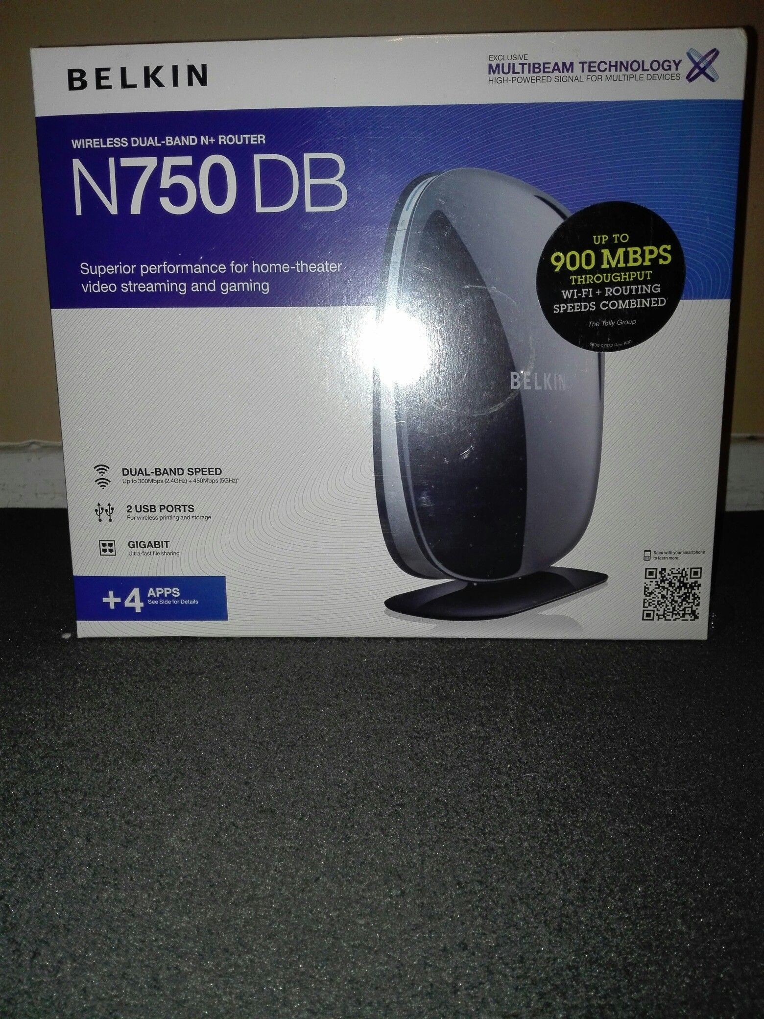 BELKIN N750 DB Wireless Dual Band N+ ROUTER