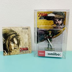 The Legend of Zelda: Twilight Princess Link Amiibo + Nintendo Power Exclusive Official Soundtrack CD!
