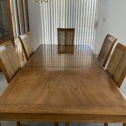 Dining Room Set With Buffet Server & China Hutch