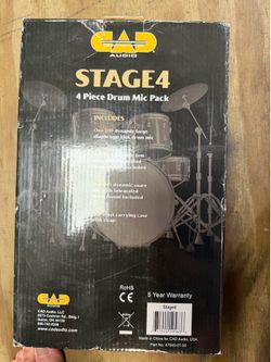 STAGE4 4 Piece Drum Mic Pack