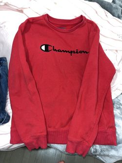 red champion sweatshirt 