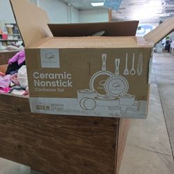 Chef Power- 19 Pcs Nonstick Ceramic Cookware 