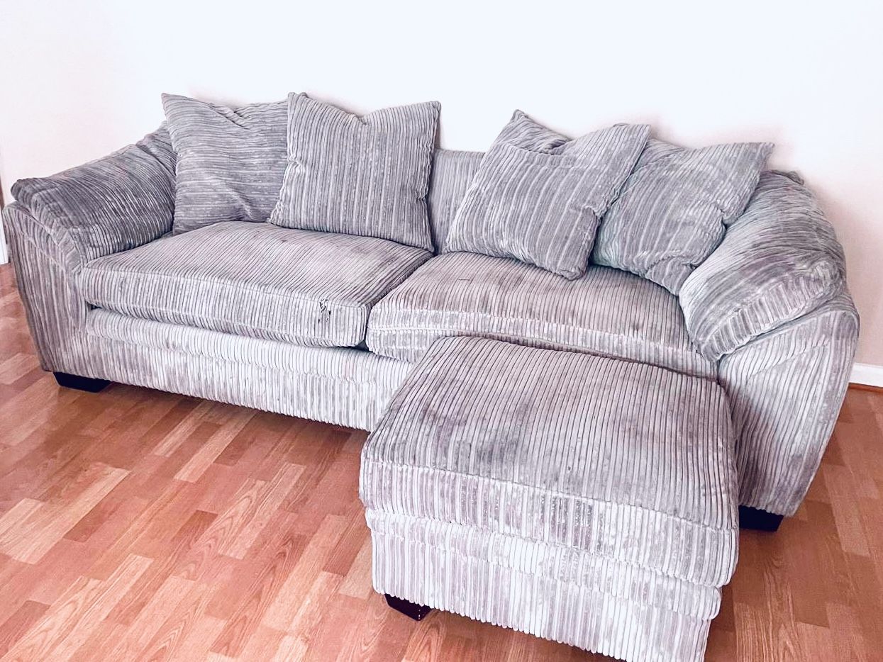 Lux Oversized Sofa W/ Ottoman