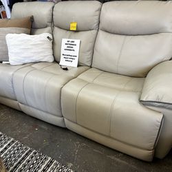 Leather Electric Recliner Sofa New 