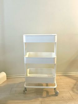 IKEA RÅSKOG Utility cart, white - Very good condition