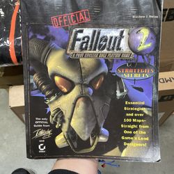 Official FALLOUT 2 STRATEGIES/SECRETS Interplay Sybex 1999 First Edition