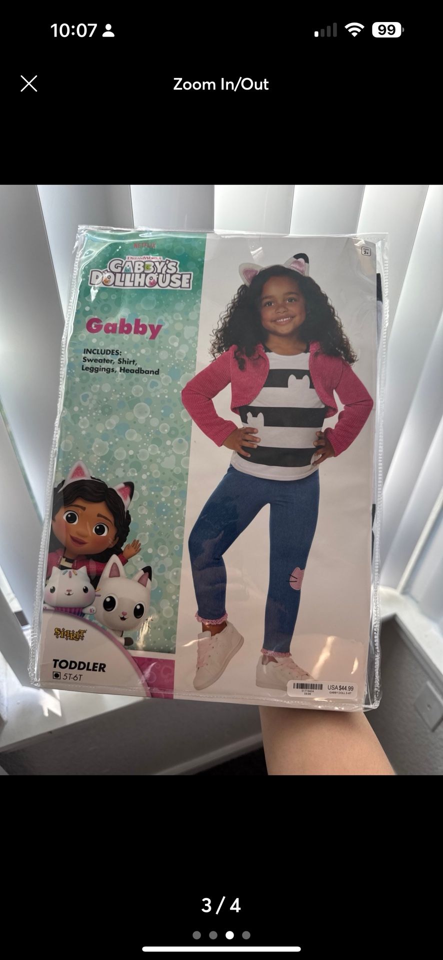 Gabby Dollhouse Costume 