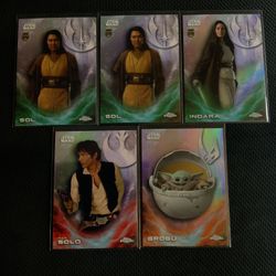 2025 Topps Chrome Star Wars Costco Exclusive Refractor