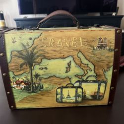 Vintage Mini Decorative Suitcase