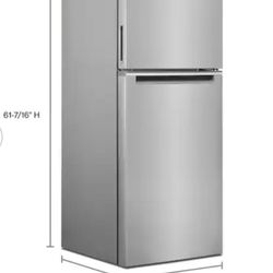 Stainless Steel 11.6 Cu Ft Refrigerator 