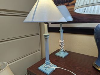Two Candle Stick Look Table Lamps