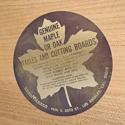 Chromadern maple wood table