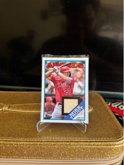 Mike Trout Relic Baseball Card (2023)