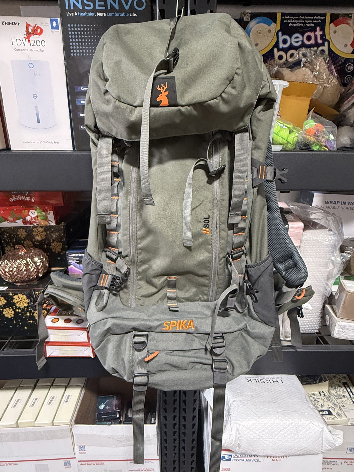 SPIKA Hunting Backpack (Army Green) 80L