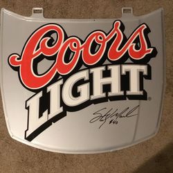 Coors Light Mini Hood Tin Sign